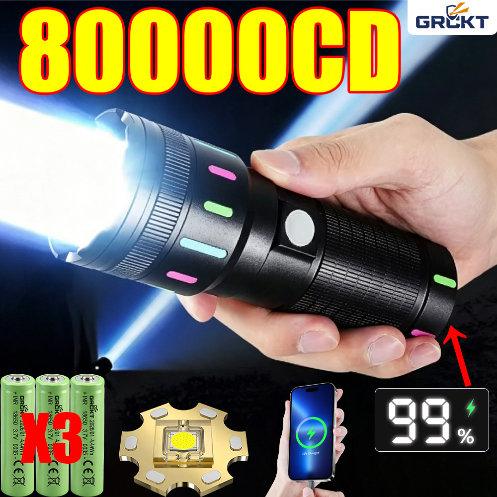 80000CD Most Powerful LED Flas - Fishing Light ulasan dan harga
